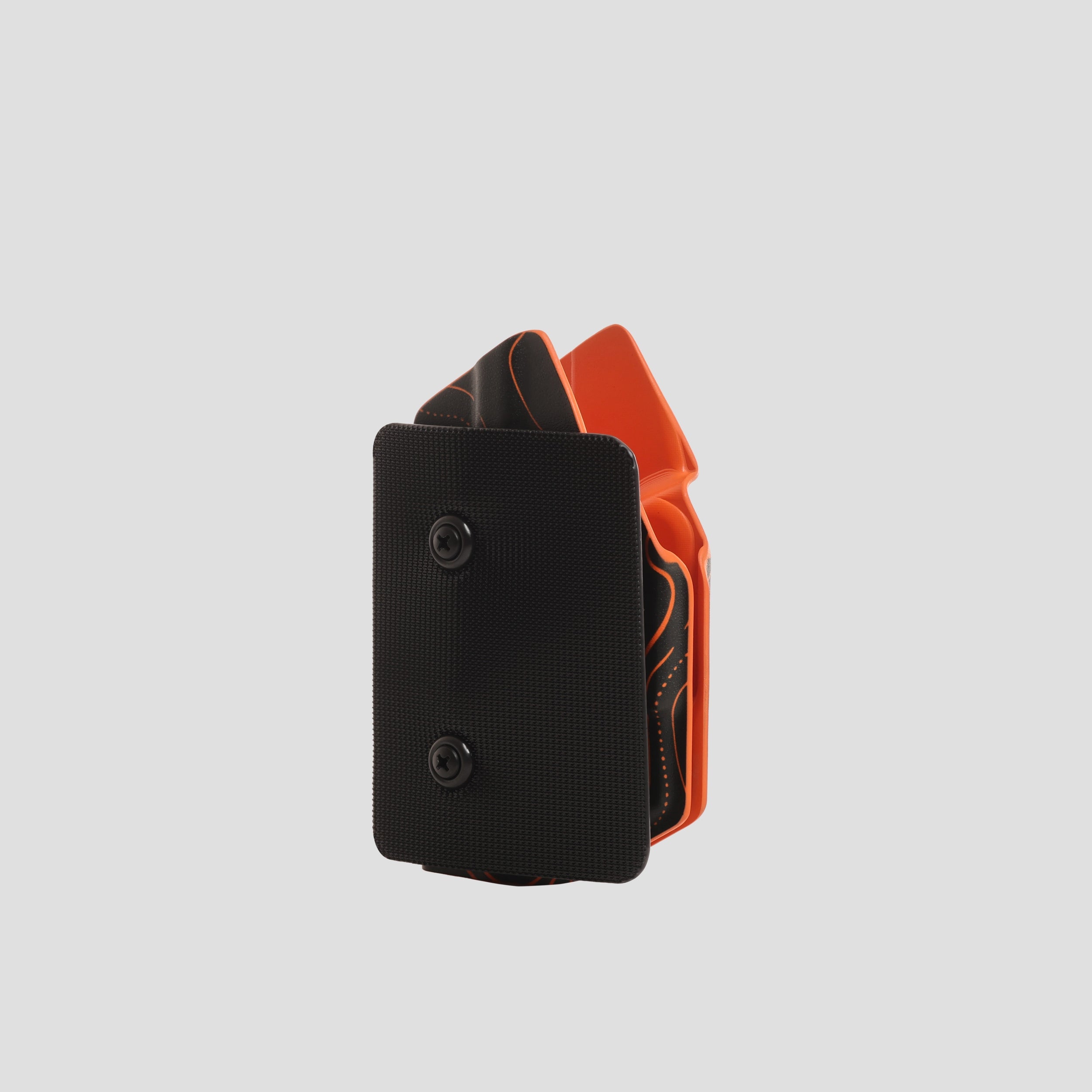 KYDEX HOLSTER WITH VELCRO® HOOK ATTACHMENT PANEL (NO LIGHT/LASER) TOPO AURORA ORANGE