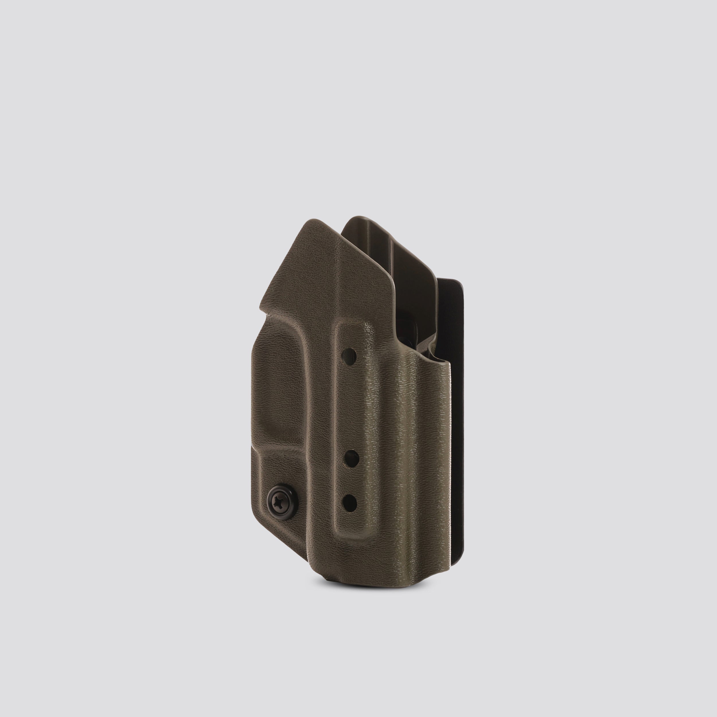 KYDEX HOLSTER WITH VELCRO® HOOK ATTACHMENT PANEL (NO LIGHT/LASER) OD GREEN - 945industries