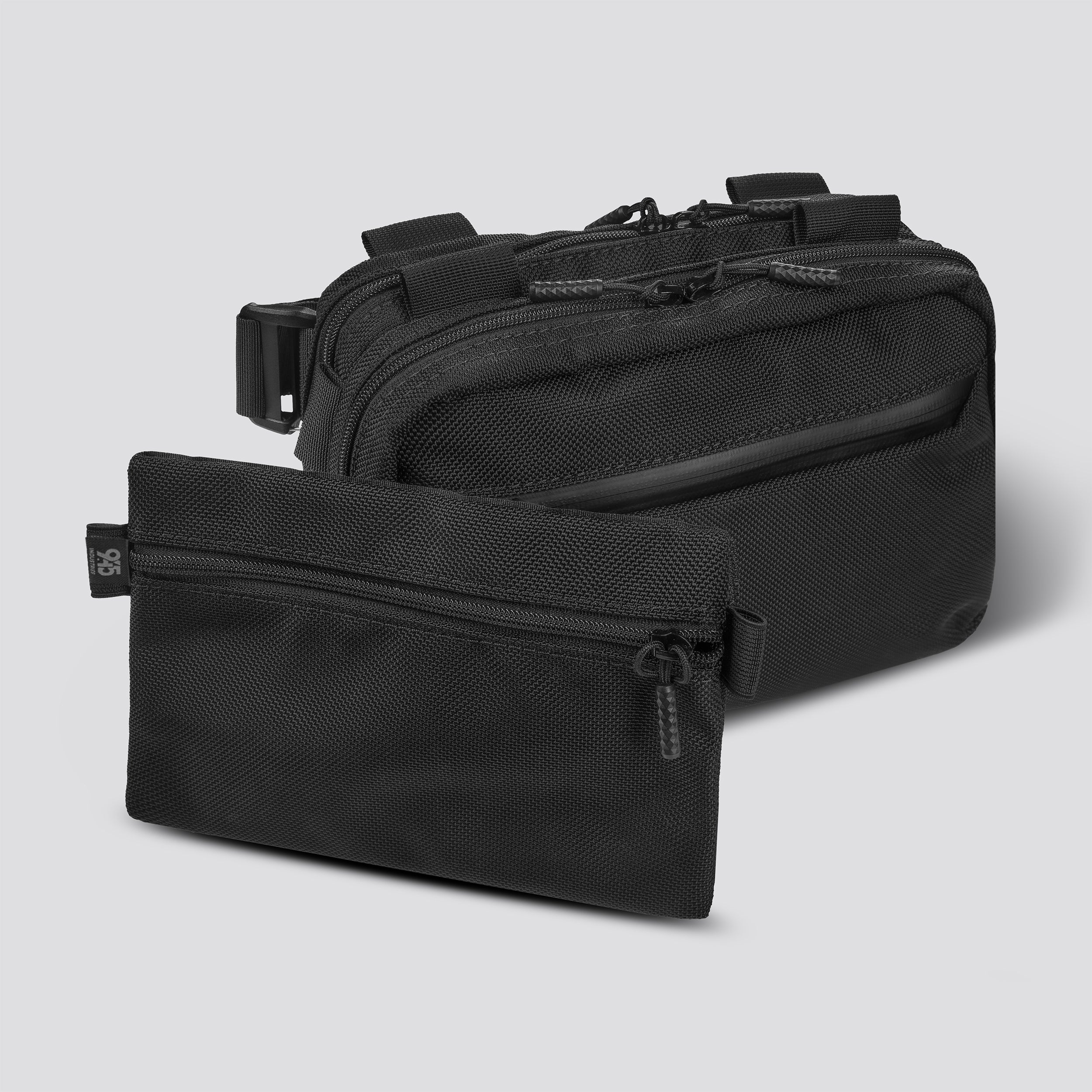 MORPH EXPANDABLE CONCEALMENT BAG BALLISTIC NYLON BLACK WITH KYDEX HOLSTER