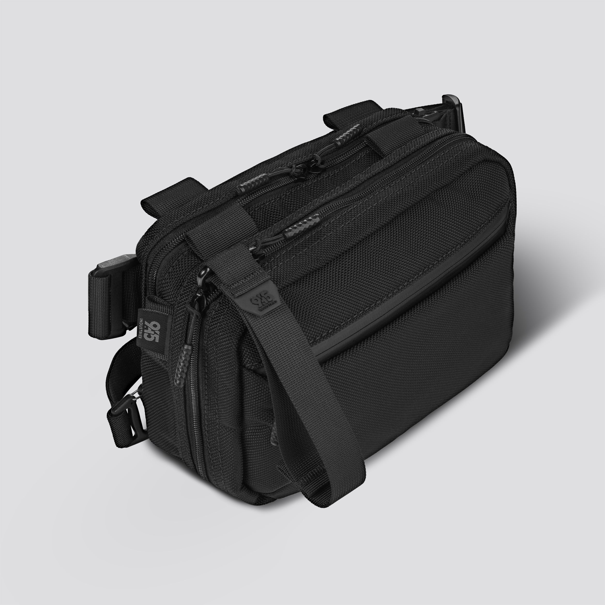 MORPH EXPANDABLE CONCEALMENT BAG BALLISTIC NYLON BLACK WITH KYDEX HOLSTER