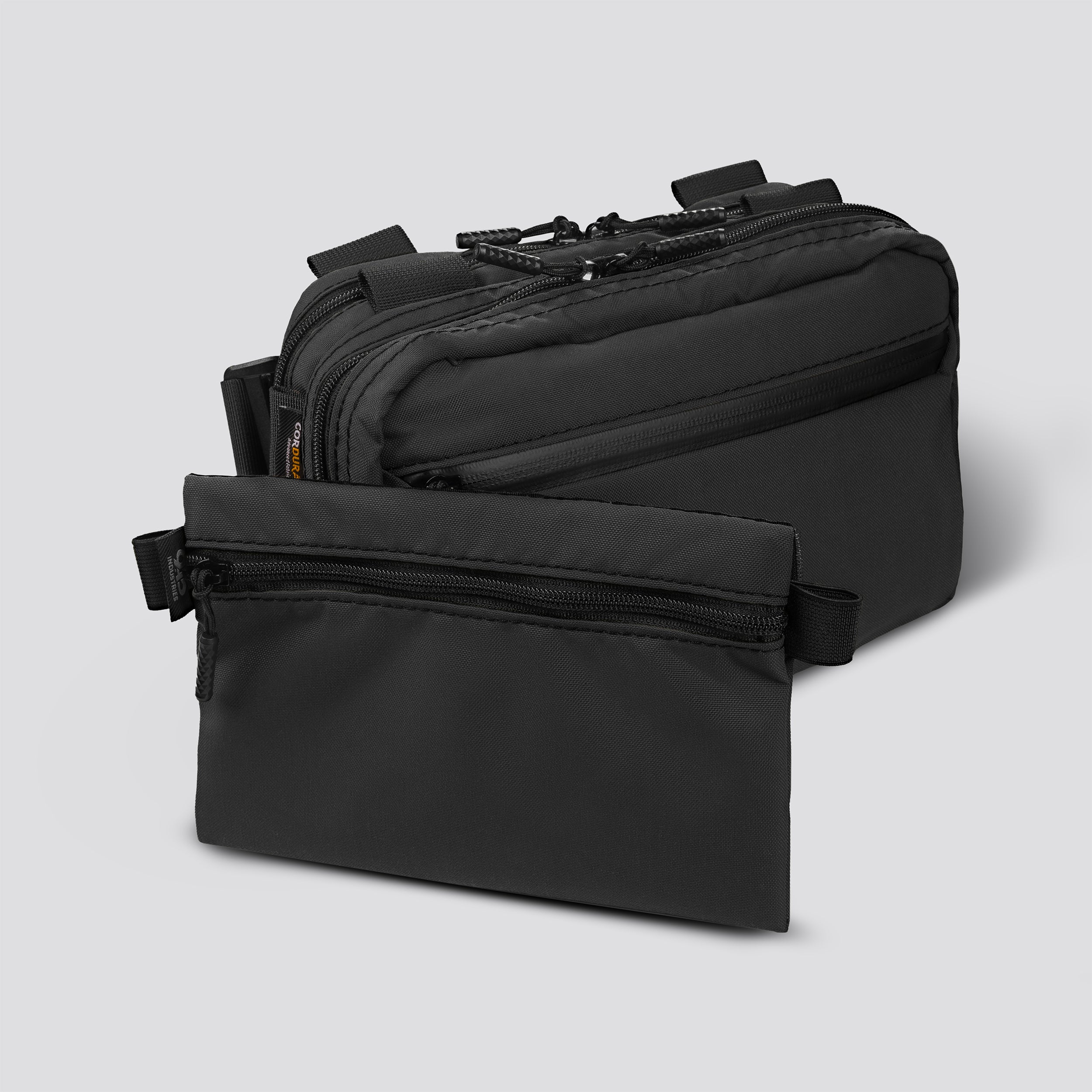 ZIP POUCH Cordura®500D Nylon Black| Rugged EDC Organizer | Made in USA