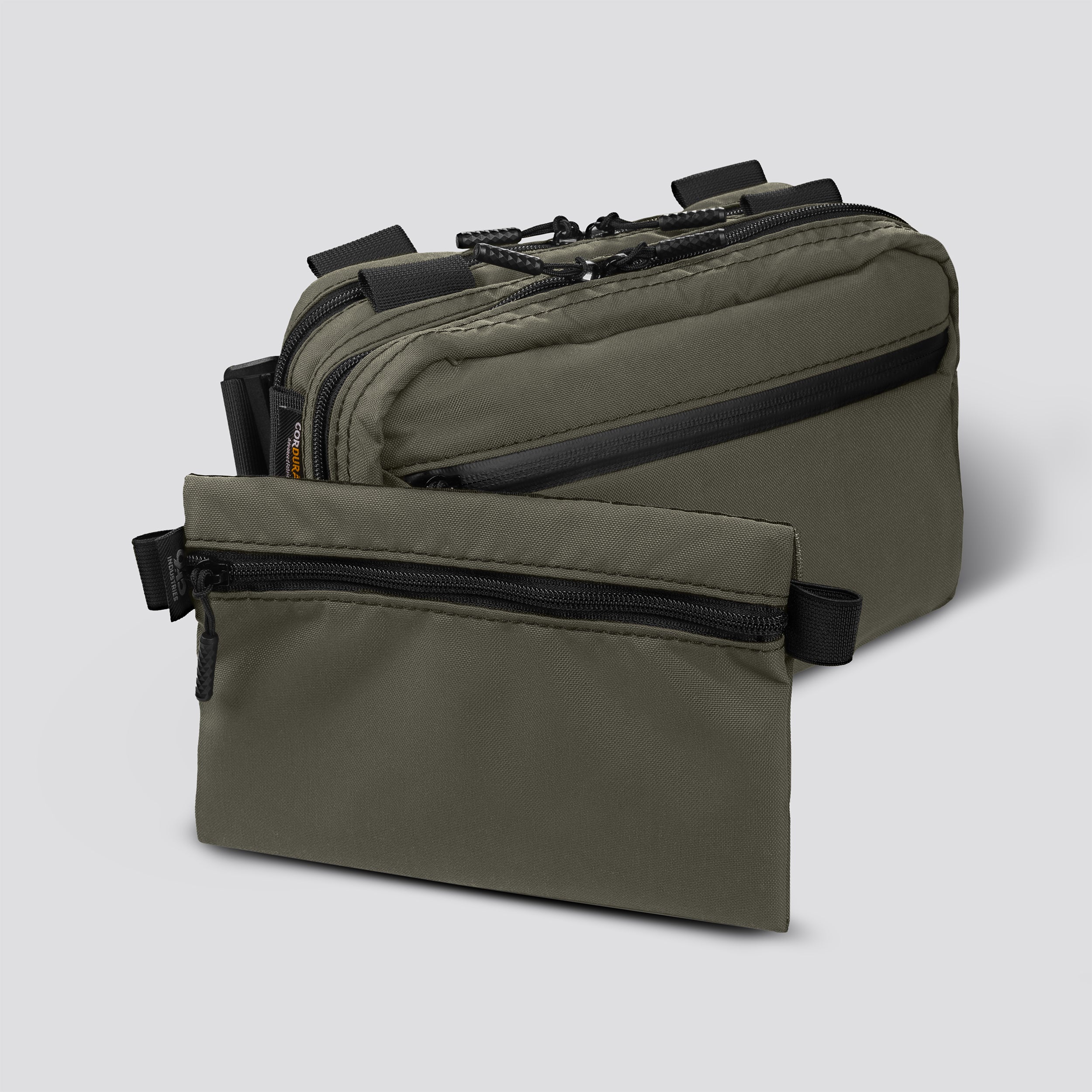 MORPH EXPANDABLE CONCEALMENT BAG CORDURA® RANGER GREEN WITH KYDEX HOLSTER