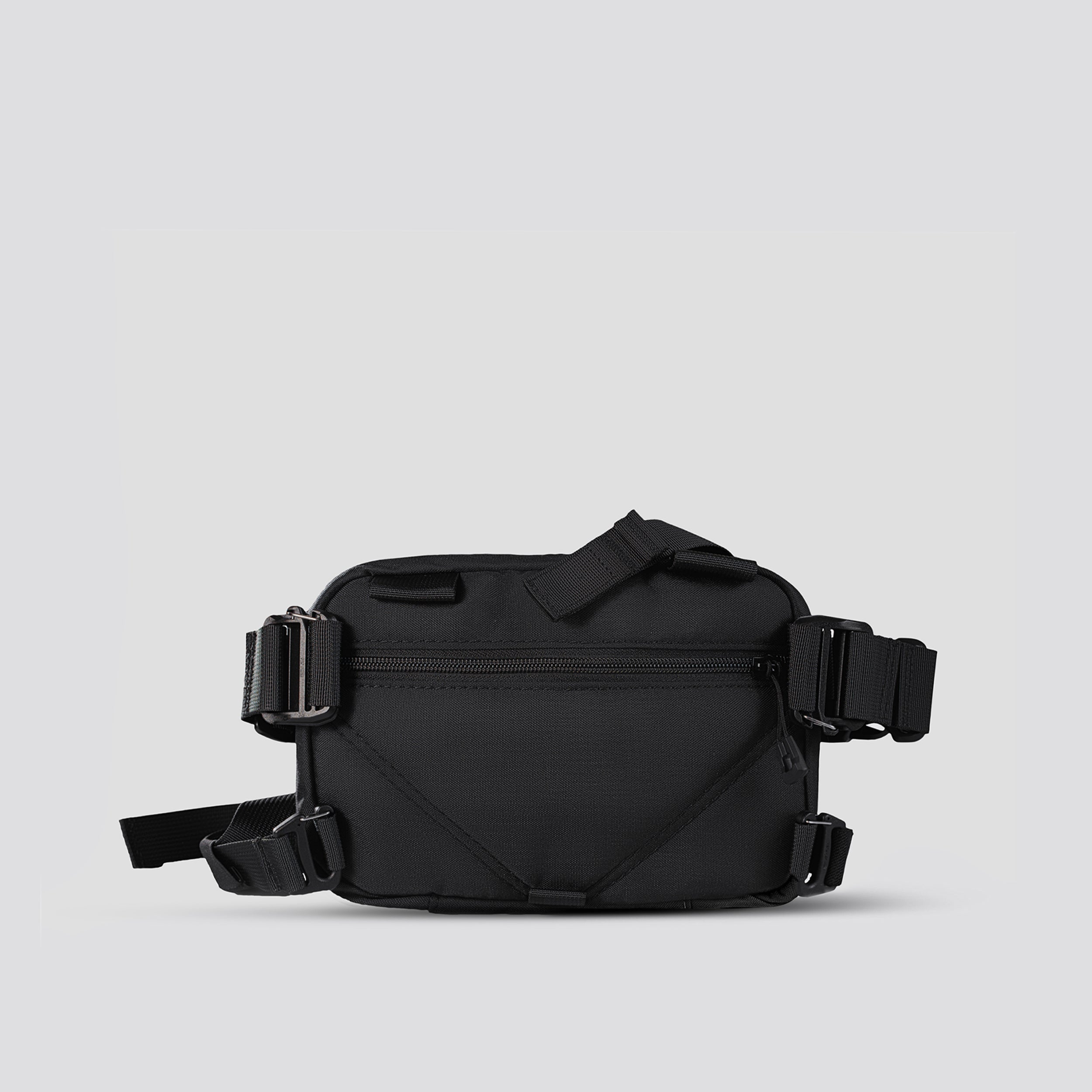 QAPS LOW PROFILE CORDURA® CONCEALMENT BAG (SMALL) BLACK WITH IWB ADAPTER