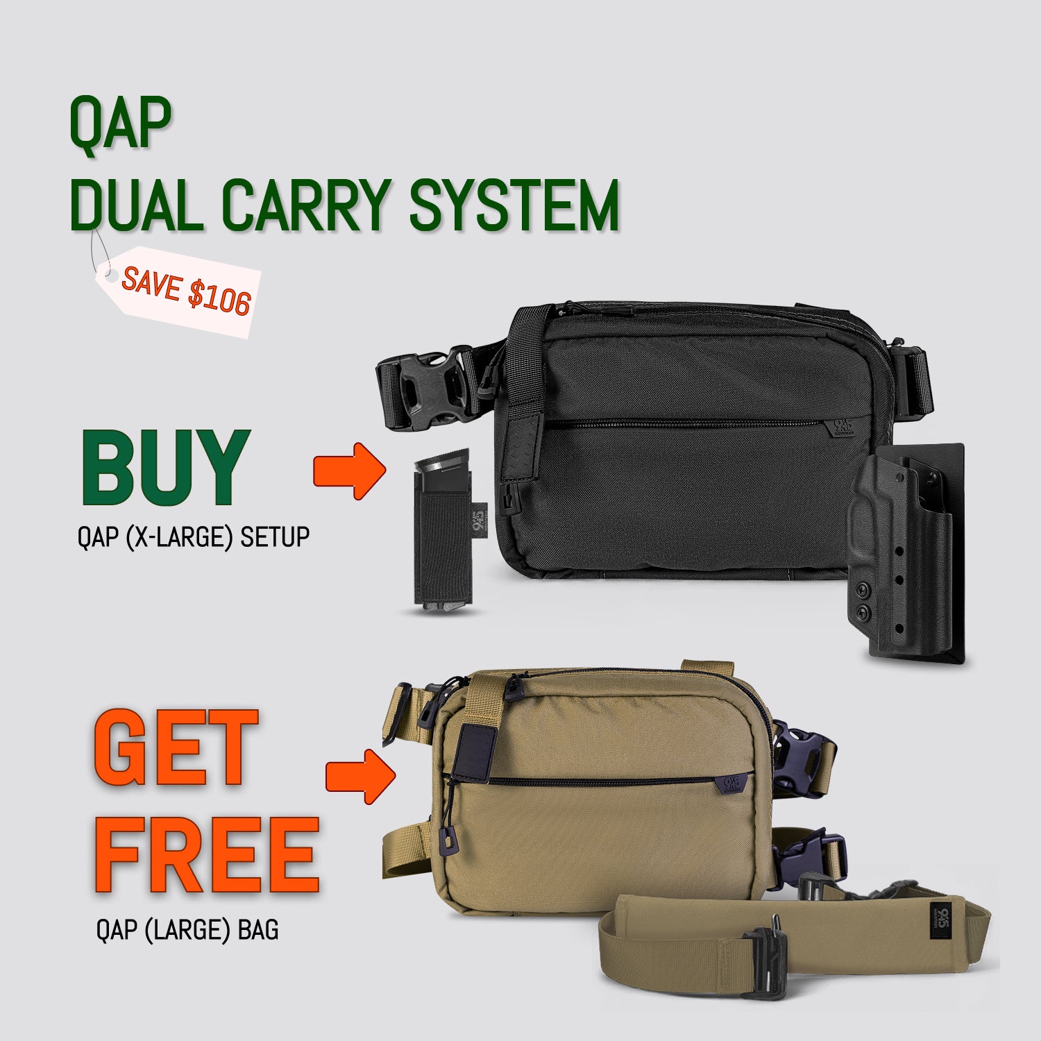 QAP Dual Carry System
