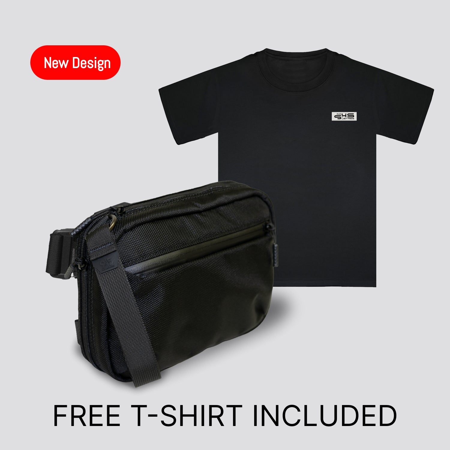 QAP Gen 2 [Full Size] Concealment Bag Ballistic Black With Kydex Holster