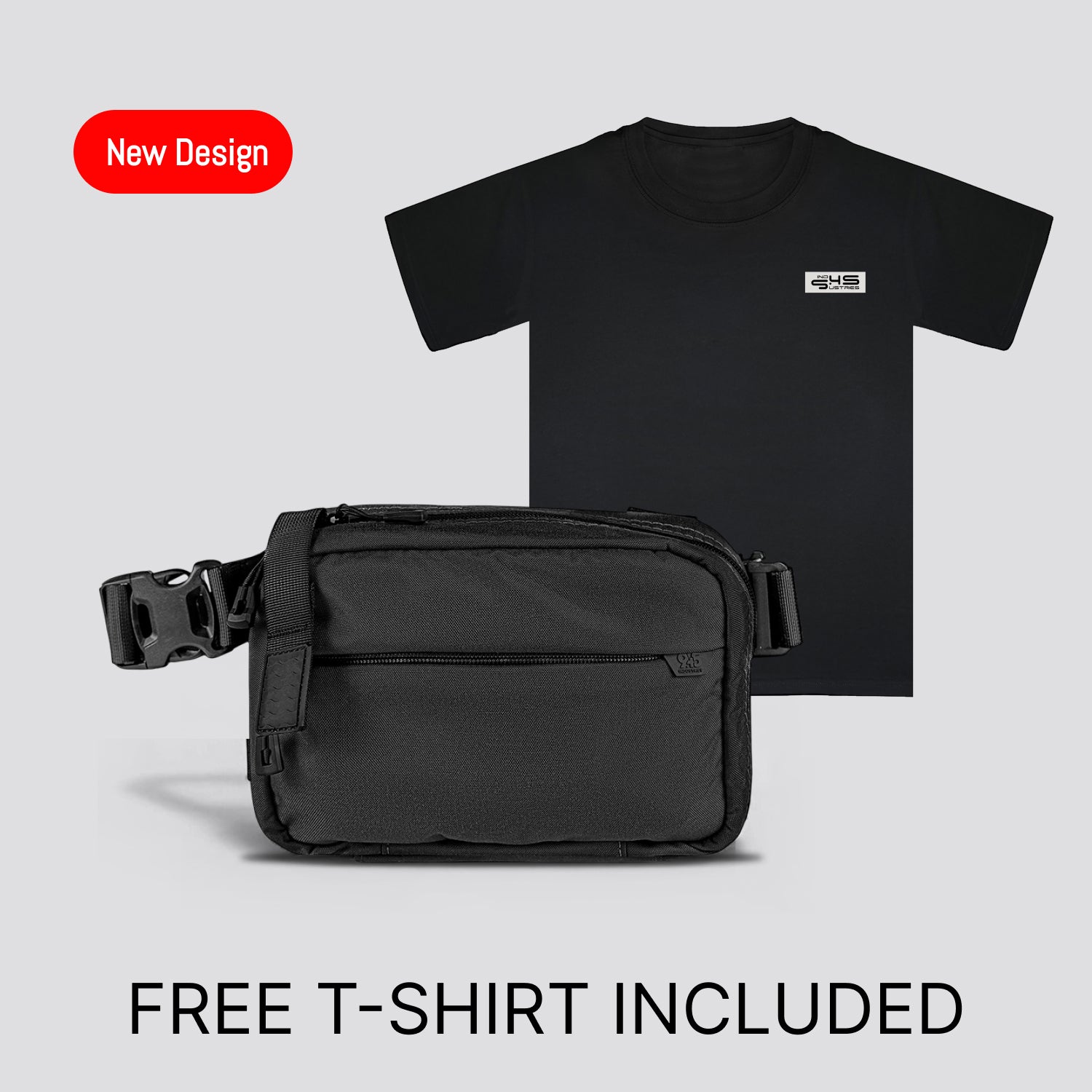กระเป๋าซ่อน QAPX CORDURA® (X-LARGE) สีดำ
