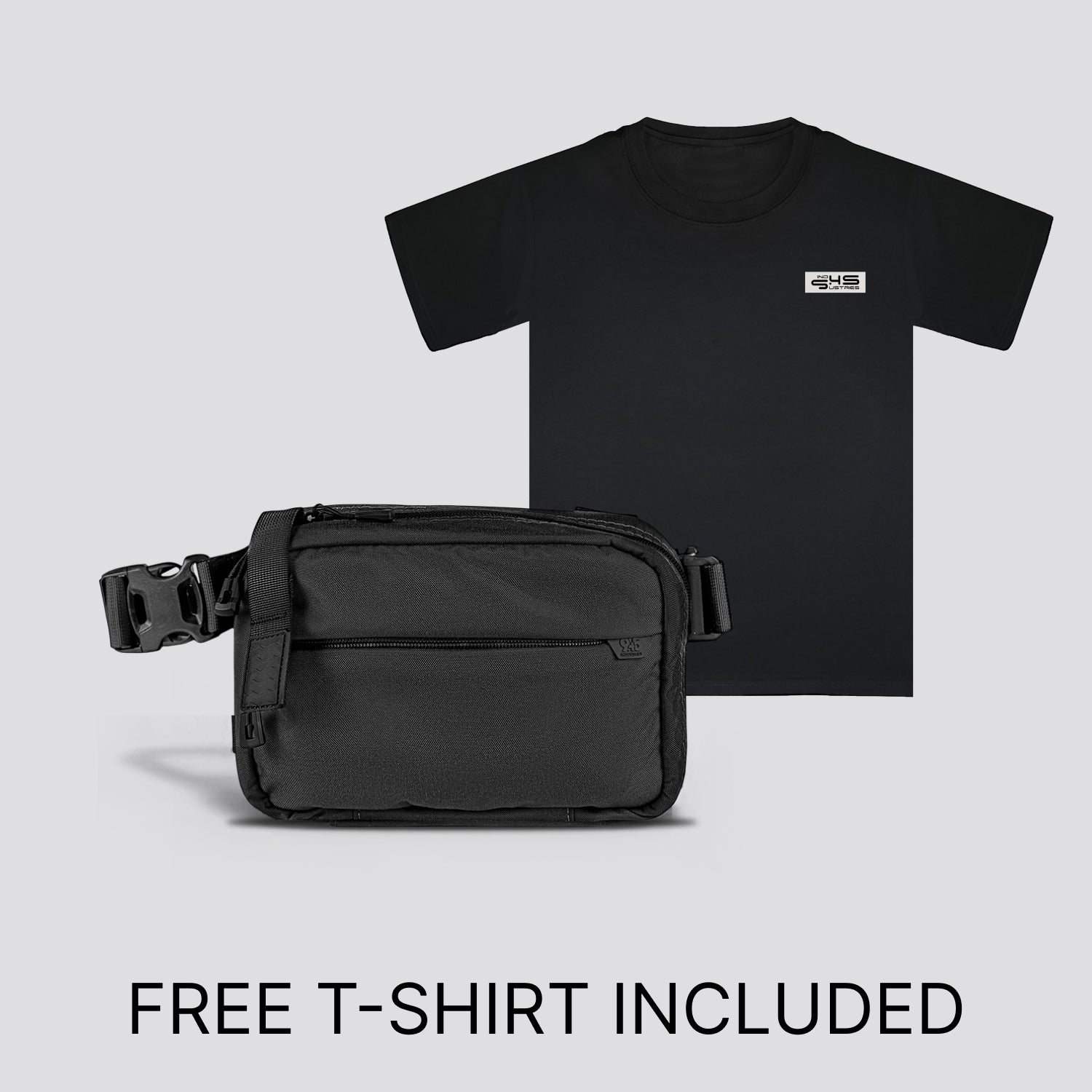 QAPL [COMPACT] LOW PROFILE CORDURA® CONCEALMENT BAG BLACK WITH KYDEX HOLSTER